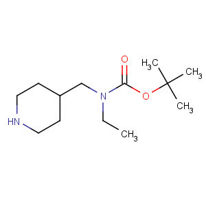 CAS No:158958-41-9 Carbamicacid, ethyl(4-piperidinylmethyl)-, 1,1-dimethylethyl ester (9CI)