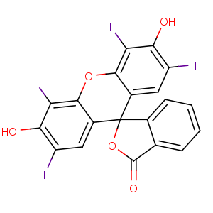 CAS No:15905-32-5 3',6'-dihydroxy-2',4',5',7'-tetraiodospiro[2-benzofuran-3,<br />9'-xanthene]-1-one