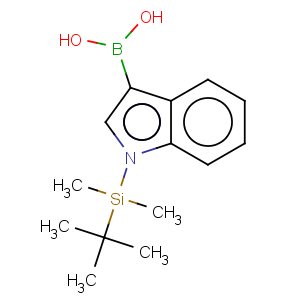 CAS No:159590-02-0 Boronic acid,[1-[(1,1-dimethylethyl)dimethylsilyl]-1H-indol-3-yl]- (9CI)