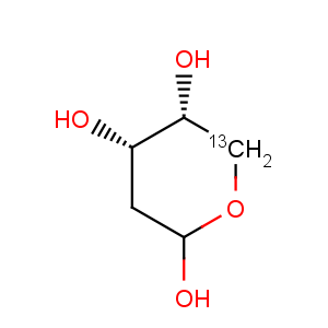 CAS No:159838-86-5 D-erythro-Pentose-5-13C,2-deoxy- (9CI)