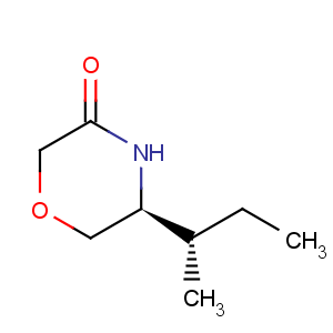 CAS No:160141-20-8 3-Morpholinone,5-[(1S)-1-methylpropyl]-, (5S)-