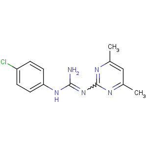 CAS No:16018-51-2 1-(4-chlorophenyl)-2-(4,6-dimethylpyrimidin-2-yl)guanidine