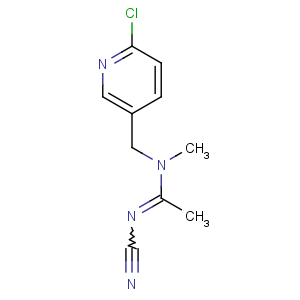 CAS No:160430-64-8 N-[(6-chloropyridin-3-yl)methyl]-N'-cyano-N-methylethanimidamide