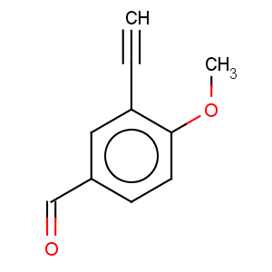 CAS No:160625-49-0 Benzaldehyde,3-ethynyl-4-methoxy-