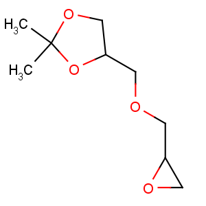 CAS No:1607-37-0 1,3-Dioxolane,2,2-dimethyl-4-[(2-oxiranylmethoxy)methyl]-