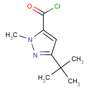 CAS No:160842-62-6 5-tert-butyl-2-methylpyrazole-3-carbonyl chloride