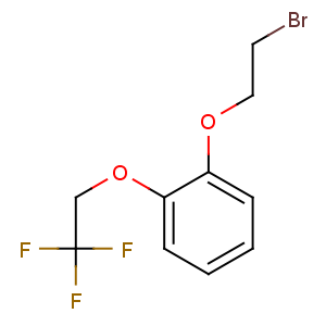 CAS No:160969-00-6 1-(2-bromoethoxy)-2-(2,2,2-trifluoroethoxy)benzene