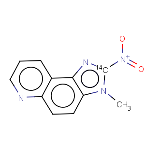 CAS No:161406-39-9 3H-Imidazo[4,5-f]quinoline-2-14C,3-methyl-2-nitro- (9CI)