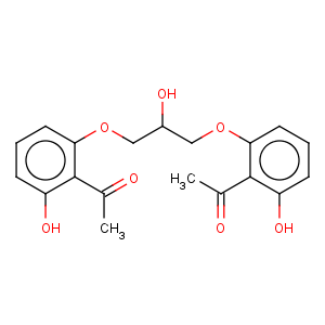 CAS No:16150-44-0 Ethanone,1,1'-[(2-hydroxy-1,3-propanediyl)bis[oxy(6-hydroxy-2,1-phenylene)]]bis-
