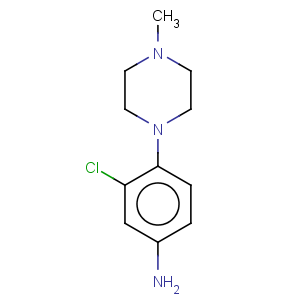 CAS No:16154-72-6 Benzenamine,3-chloro-4-(4-methyl-1-piperazinyl)-