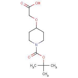 CAS No:161948-70-5 2-[1-[(2-methylpropan-2-yl)oxycarbonyl]piperidin-4-yl]oxyacetic acid