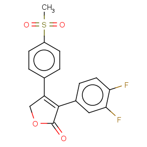 CAS No:162011-83-8 2(5H)-Furanone,3-(3,4-difluorophenyl)-4-[4-(methylsulfonyl)phenyl]-