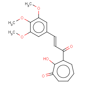 CAS No:162151-83-9 2,4,6-cycloheptatrien-1-one2-hydroxy-3-[1-oxo-3-(3,4,5-trimethoxyphenyl)-2-propenyl]-