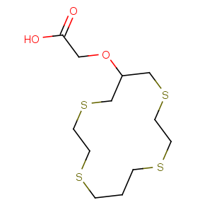 CAS No:162316-50-9 Aceticacid, 2-(1,4,8,11-tetrathiacyclotetradec-6-yloxy)-