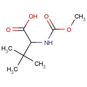 CAS No:162537-11-3 (2S)-2-(methoxycarbonylamino)-3,3-dimethylbutanoic acid