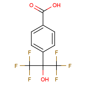 CAS No:16261-80-6 4-(1,1,1,3,3,3-hexafluoro-2-hydroxypropan-2-yl)benzoic acid