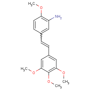 CAS No:162705-07-9 2-methoxy-5-[2-(3,4,5-trimethoxyphenyl)ethenyl]aniline