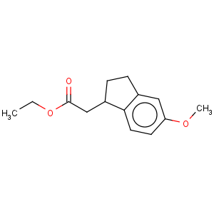 CAS No:162713-88-4 1H-Indene-1-aceticacid, 2,3-dihydro-5-methoxy-, ethyl ester