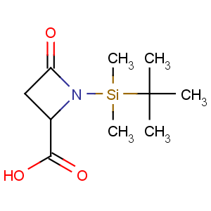 CAS No:162856-35-1 (2R)-1-[tert-butyl(dimethyl)silyl]-4-oxoazetidine-2-carboxylic acid