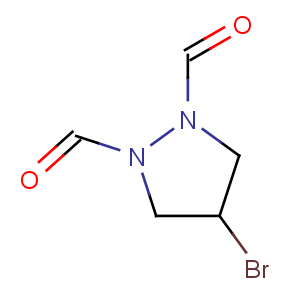 CAS No:162887-23-2 4-bromopyrazolidine-1,2-dicarbaldehyde