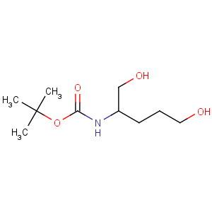 CAS No:162955-48-8 tert-butyl N-[(2S)-1,5-dihydroxypentan-2-yl]carbamate