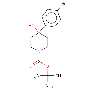 CAS No:163209-96-9 1-Piperidinecarboxylicacid, 4-(4-bromophenyl)-4-hydroxy-, 1,1-dimethylethyl ester