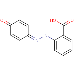 CAS No:1634-82-8 2-[2-(4-oxocyclohexa-2,5-dien-1-ylidene)hydrazinyl]benzoic acid