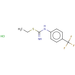 CAS No:163490-78-6 Carbamimidothioic acid,N-[4-(trifluoromethyl)phenyl]-, ethyl ester, hydrochloride (1:1)