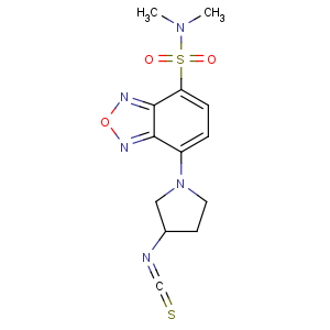 CAS No:163927-32-0 7-[(3S)-3-isothiocyanatopyrrolidin-1-yl]-N,N-dimethyl-2,1,<br />3-benzoxadiazole-4-sulfonamide