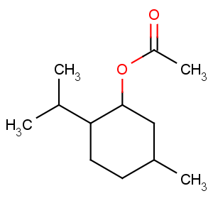 CAS No:16409-45-3 (5-methyl-2-propan-2-ylcyclohexyl) acetate