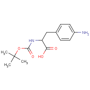 CAS No:164332-89-2 (2R)-3-(4-aminophenyl)-2-[(2-methylpropan-2-yl)oxycarbonylamino]<br />propanoic acid