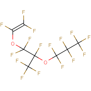 CAS No:1644-11-7 1,1,1,2,3,3-hexafluoro-2-(1,1,2,2,3,3,3-heptafluoropropoxy)-3-(1,2,<br />2-trifluoroethenoxy)propane
