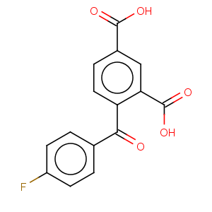 CAS No:1645-24-5 1,3-Benzenedicarboxylicacid, 4-(4-fluorobenzoyl)-