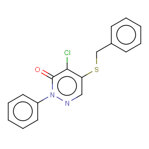 CAS No:16461-34-0 3(2H)-Pyridazinone,4-chloro-2-phenyl-5-[(phenylmethyl)thio]-