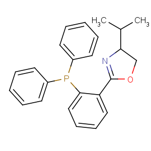 CAS No:164858-78-0 diphenyl-[2-[(4R)-4-propan-2-yl-4,5-dihydro-1,<br />3-oxazol-2-yl]phenyl]phosphane