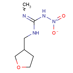 CAS No:165252-70-0 2-methyl-1-nitro-3-(oxolan-3-ylmethyl)guanidine