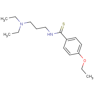 CAS No:16531-25-2 N-[3-(diethylamino)propyl]-4-ethoxybenzenecarbothioamide