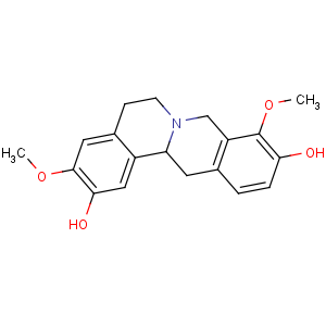 CAS No:16562-13-3 6H-Dibenzo[a,g]quinolizine-2,10-diol,5,8,13,13a-tetrahydro-3,9-dimethoxy-, (13aS)-