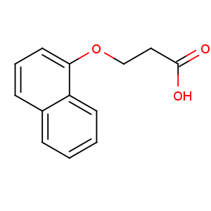 CAS No:16563-41-0 Propanoic acid,3-(1-naphthalenyloxy)-