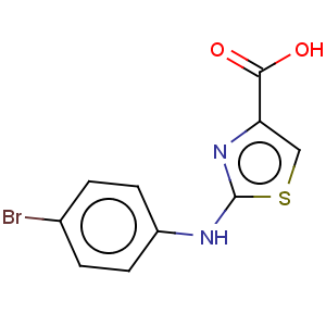 CAS No:165682-80-4 4-Thiazolecarboxylicacid, 2-[(4-bromophenyl)amino]-