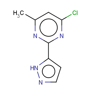 CAS No:166197-06-4 Pyrimidine,4-chloro-6-methyl-2-(1H-pyrazol-3-yl)-