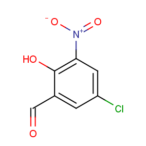 CAS No:16634-90-5 5-chloro-2-hydroxy-3-nitrobenzaldehyde