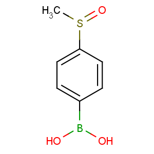 CAS No:166386-48-7 (4-methylsulfinylphenyl)boronic acid