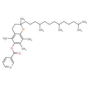 CAS No:16676-75-8 [(2R)-2,5,7,8-tetramethyl-2-[(4R,8R)-4,8,12-trimethyltridecyl]-3,<br />4-dihydrochromen-6-yl] pyridine-3-carboxylate