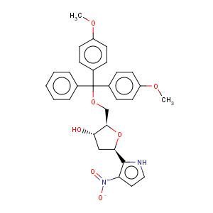 CAS No:166984-63-0 1H-Pyrrole,1-[5-O-[bis(4-methoxyphenyl)phenylmethyl]-2-deoxy-b-D-erythro-pentofuranosyl]-3-nitro-