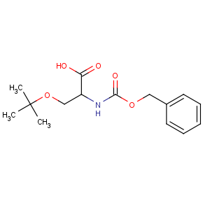 CAS No:1676-75-1 (2S)-3-[(2-methylpropan-2-yl)oxy]-2-(phenylmethoxycarbonylamino)<br />propanoic acid