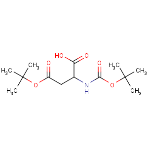 CAS No:1676-90-0 (2S)-4-[(2-methylpropan-2-yl)oxy]-2-[(2-methylpropan-2-yl)<br />oxycarbonylamino]-4-oxobutanoic acid