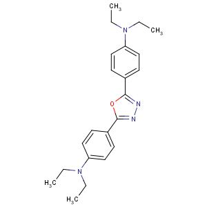 CAS No:1679-98-7 4-[5-[4-(diethylamino)phenyl]-1,3,4-oxadiazol-2-yl]-N,N-diethylaniline