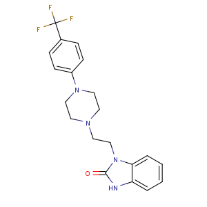 CAS No:167933-07-5 3-[2-[4-[4-(trifluoromethyl)phenyl]piperazin-1-yl]ethyl]-1H-<br />benzimidazol-2-one