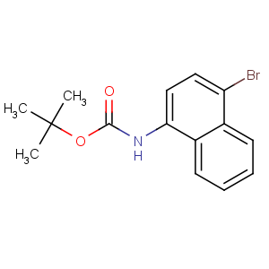 CAS No:168169-11-7 tert-butyl N-(4-bromonaphthalen-1-yl)carbamate